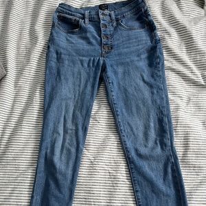 J.Crew 9” high rise skinny jeans